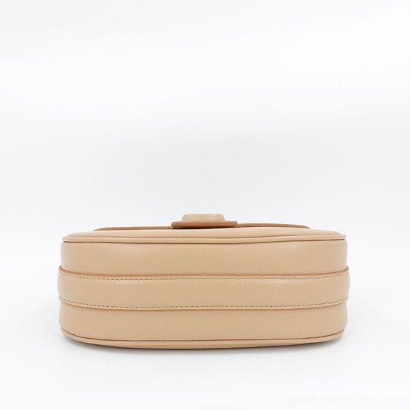 Marc Jacobs The Messenger Saddle Bag Medium In Leather Camel Cream OS - Picture 8 of 16